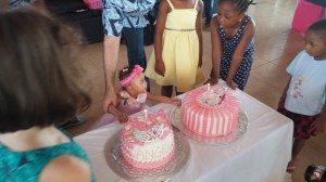 Feierliches Anschneiden