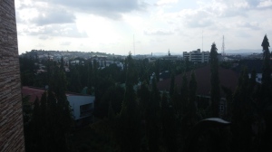 View from the rooftop over Asokoro